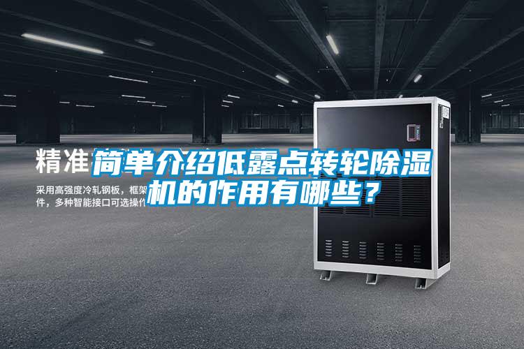 簡單介紹低露點轉輪除濕機的作用有哪些？