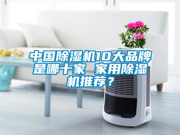 中國除濕機10大品牌是哪十家 家用除濕機推薦？